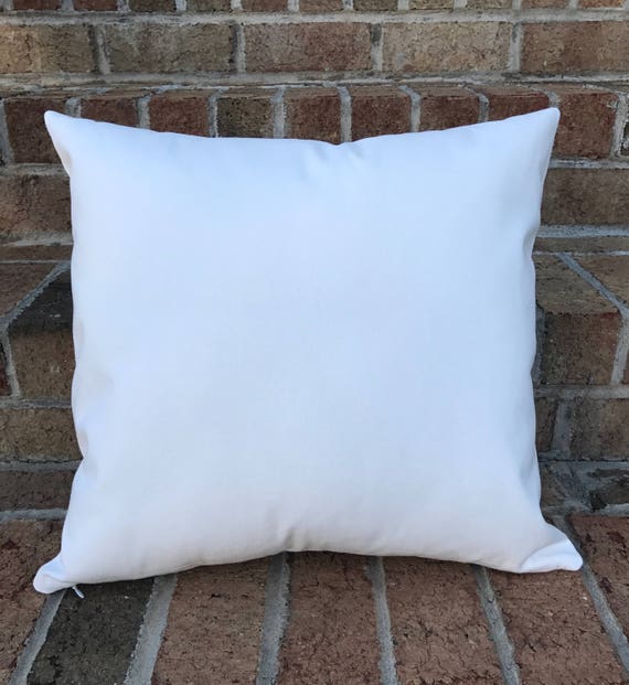 18x18 Wholesale Pillow Covers White Canvas Blank Cotton