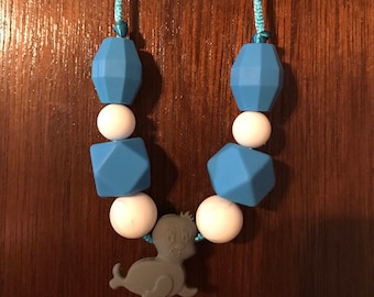 9-Bead Seal Sensory Chewable Necklace