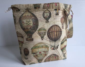Drawstring Knitting Project Bag