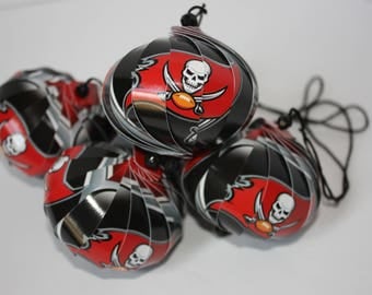 Tampa Bay Buccaneers NFL Ornaments : Single or Set of 5