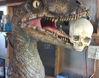 Velociraptor display, Full size