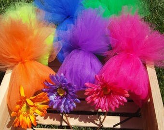 Troll headband troll costume halloween costume troll hair troll accessories troll hair bows troll birthday photo prop party favor dress up