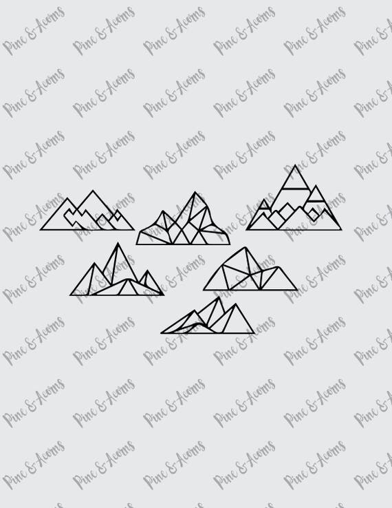 Free Free 242 Geometric Mountain Svg SVG PNG EPS DXF File