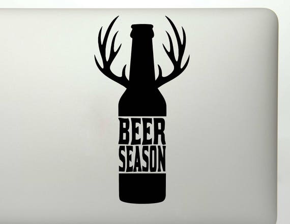 Beer Season Die Cut Vinyl Decal Sticker For Cars Trucks