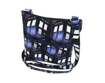 20% OFF SALE Doctor Who Crossbody Bag // Sling Bag // Crossbody Purse // Shoulder Bag // Hipster // Tardis