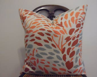 FALL Leaves.LEAVES.Slip Cover.Pillow Covers.Home Decor.Naturals.Outdoor Lover.Unsex Decor Pillows.Rust.Blues.Muted Orange Decor Pillow