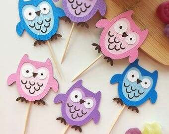 Purple owl | Etsy