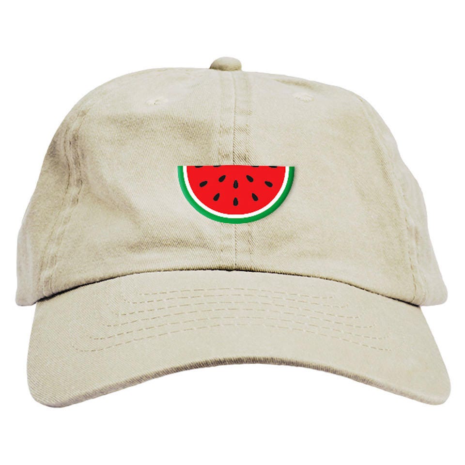 Watermelon Dad Hat Baseball Cap Low Profile