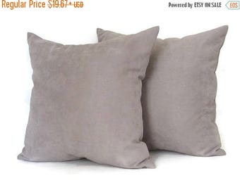 20% off Gray Pillow, Greige Velvet Pillow, Grey Beige Velvet PIllow, Grey Velvet Pillow, Beige Velvet Pillow, Greige Bed Pillow