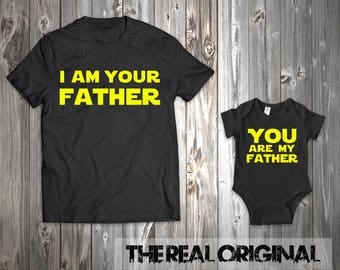 I Am Your Father Star Wars Shirt - You are my father Father Son Matching Shirts Bodysuit Daughter Father's Day Shirt Matching RO254-RO255