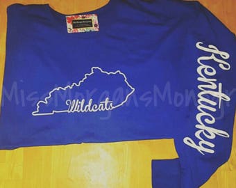 Kentucky Wildcats svg ky state outline