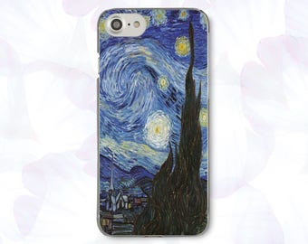 Starry Night iPhone 7 Case Van Gogh iPhone SE Case For Samsung Galaxy S8 Case For Samsung S7 Case Painting iPhone 6 Case iPhone 6S Case 347