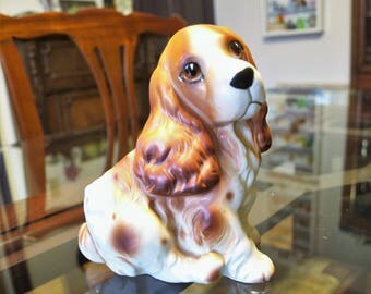 Cocker Spaniel Napcoware 6717 Vintage Ceramic Dog Planter
