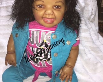 African American Reborn Toddler Doll