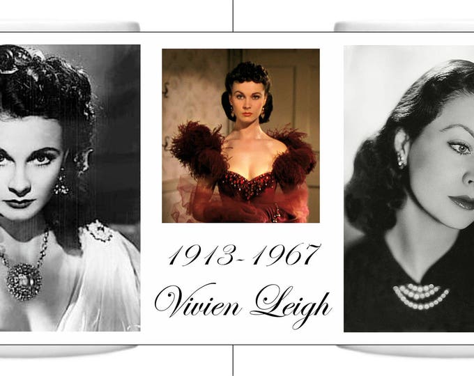 Vivien Leigh Ceramic Mug a perfect gift for Him or Her, Film Star