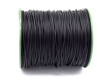 Buna cord full 2 mm, rubber beads / buna rope full 2mm synthetic rubber bead cord sets of 2/5/8/10 m