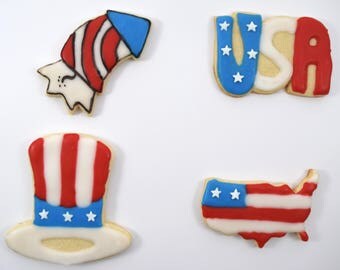 4th of July #1 Cookie Cutter Set