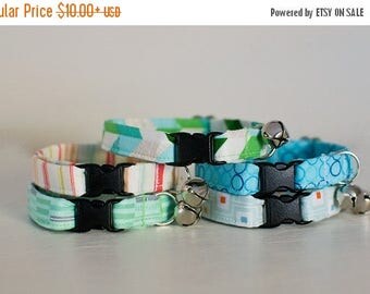 SALE Cat Collar- Breakaway Cat Collars- Girl Cat Collar- Boy Cat Collar- Designer Cat Collar-Custom Cat Collar- Cute Cat Collar- Male Cat Co