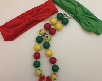 The very hungry caterpillar bubblegum necklace