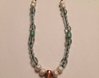 Unique projectile beaded necklace- no powder