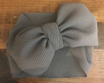 Grey stretch wrap