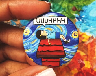 Tina Belcher Pin / Bob's Burger Pin/ Tina Belcher / 1.5" pin / Bobs Burger
