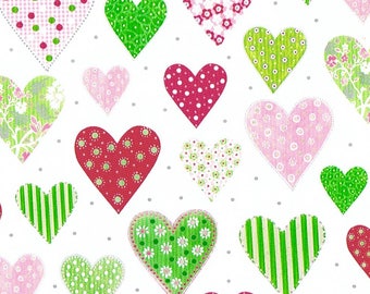 Papier cadeau TINA - Jolis coeurs