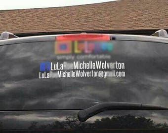 Fashion Consultant Car Decal