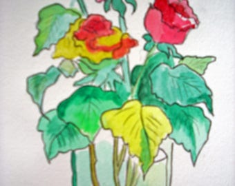 WATERCOLOR FLOWERS WATERCOLOUR FLOWERS
