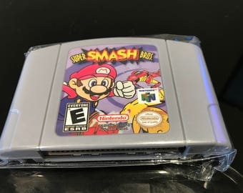Super Smash Bros N64 Nintendo USA Seller USPS First Class Shipping