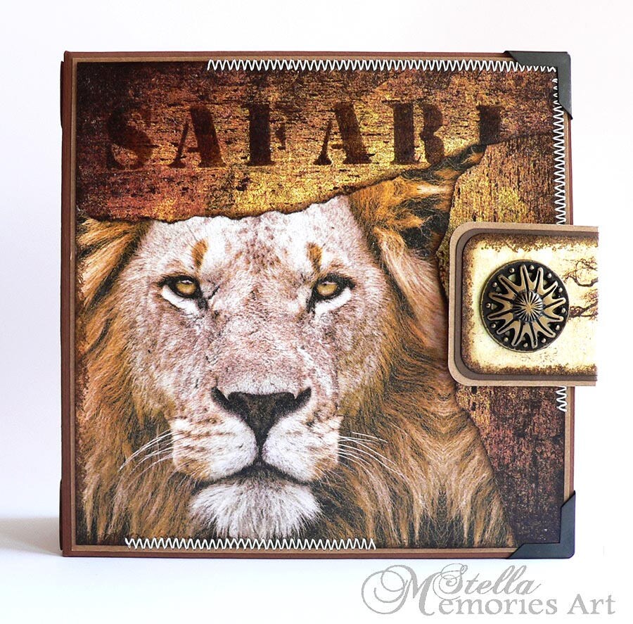 African Safari Scrapbook Album Africa Photo Album Safari