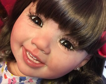 Custom Reborn Toddler or Child Caucasian With Wig Made To Order