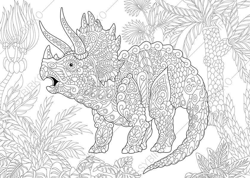 colour of triceratops