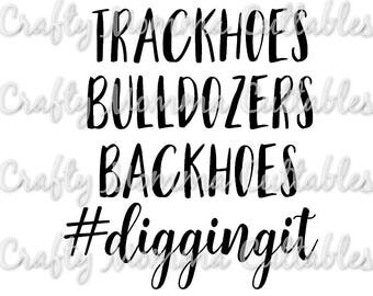 Boy Mom SVG file // #boymom SVG // Digging it Cut File // Farm mom Silhouette File // Dirt Mom Cutting File // Farm SVG file