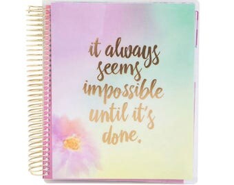 18 Month Creative Year Planner, 2017-2018 Planner, Life Planner, Personalized Planner, 2018 Planner, 2017 Planner, Boho Planner