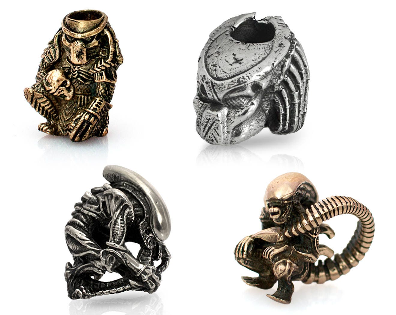 Cool Paracord Beads ALIEN vs PREDATOR Lanyard Beads