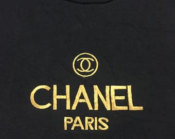 Chanel logo shirt | Etsy UK