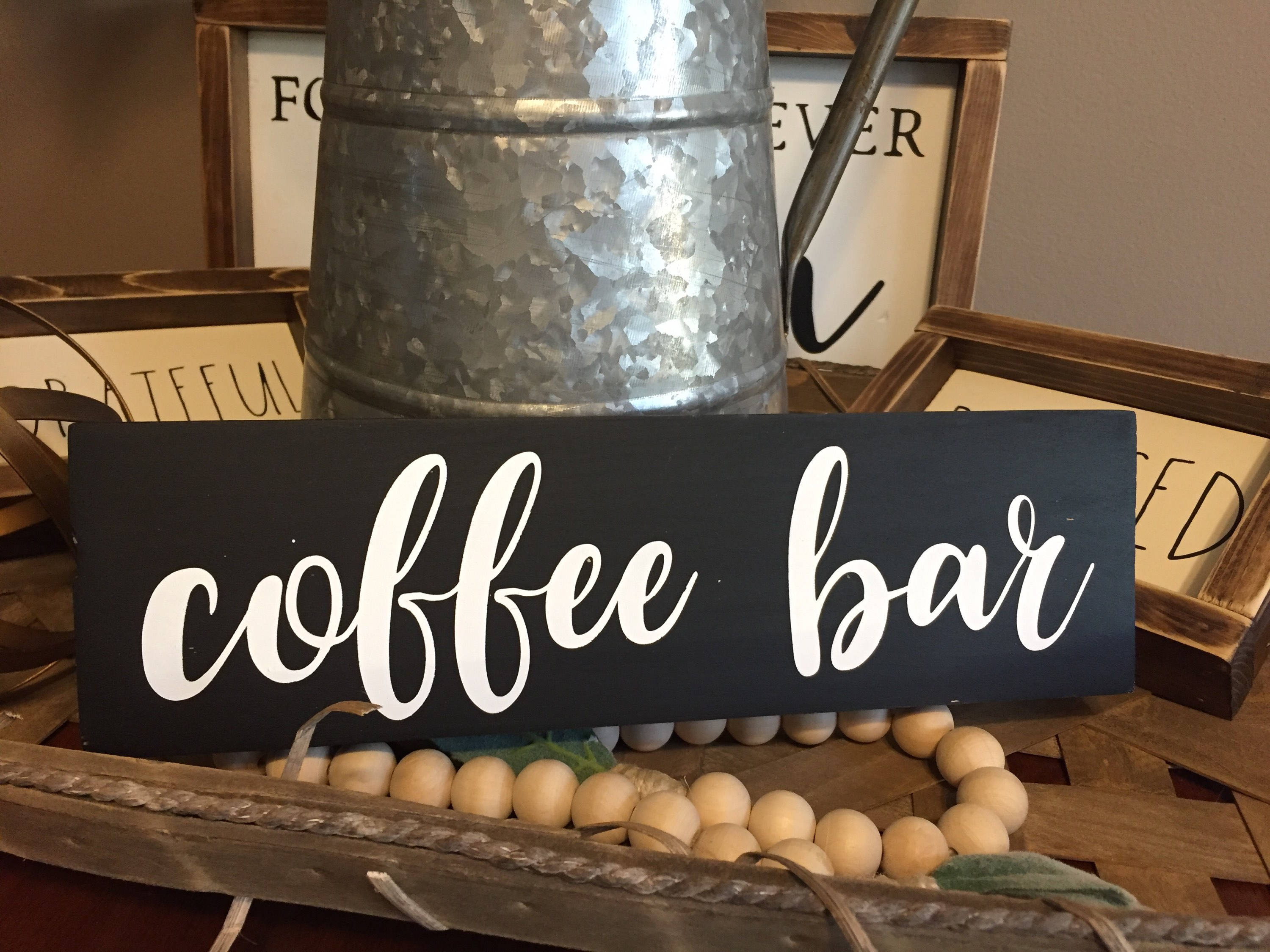 Coffee Sign Coffee Bar Coffee Bar Sign Coffee Bar Decor
