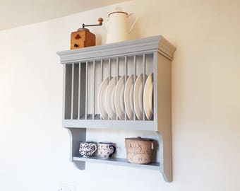 Plate Rack | Kitchen storage handmade in Cambridgeshire by Beaufort & Dunham