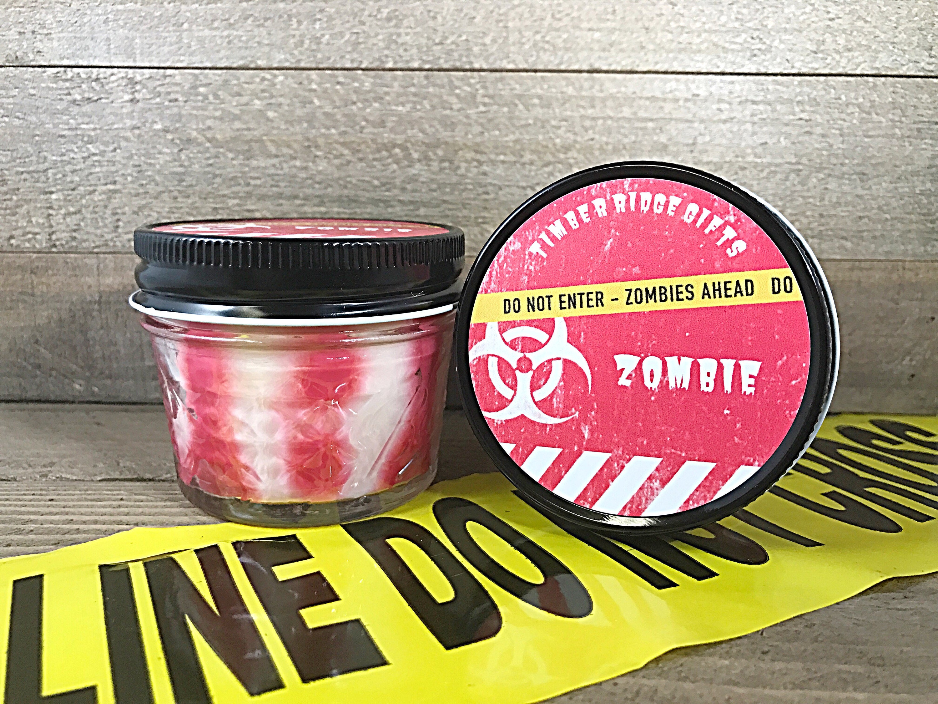 Zombie Horror Candle Soy Wax Candles Man Cave Soy