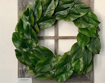 Magnolia Wreath ~ Farmhouse ~ Fixer Upper ~ Rustic
