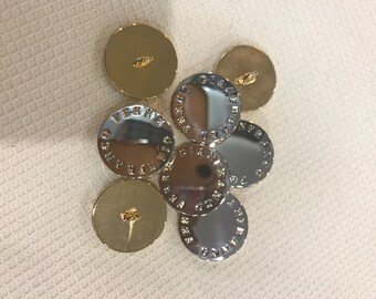 Metal button set Gianfranco Ferre