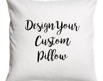 Custom pillow cover, custom pillow cover set, custom text pillow cover pillow case pillow cover