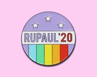 RuPaul '20 Enamel Lapel Pin