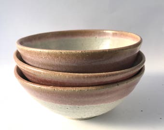 Wheel thrown Ceramic Bowls | FREE SHIPPING