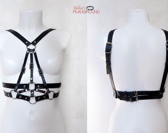 Leather harness, harness, women harness, body harness, leather harness women, black harness, body harness