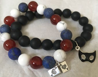 Comic Book Superhero Themed Bracelets | Harley Quinn Suicide Squad Catwoman Gotham | DC