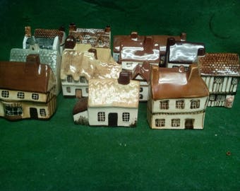 Miniature Houses Around the Corner Lot of 15