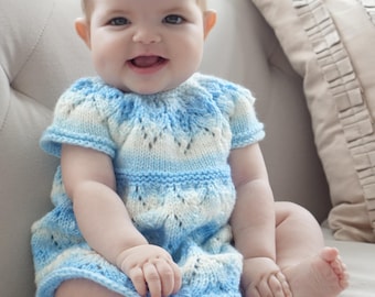 Knit baby dress FREE USA SHIPPING Size 3 months