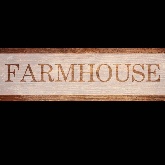 vinyl stencil wood sign stencil pallet wood stencil